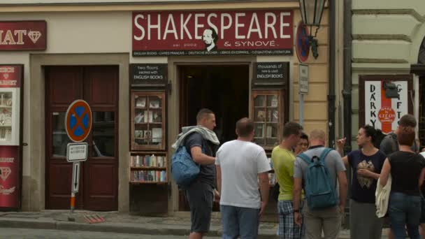 Vista Librería Shakespeare — Vídeos de Stock