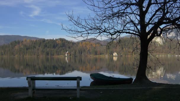 Orilla Del Lago Eslovenia — Vídeos de Stock