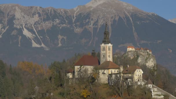 Церква Замок Скелі — стокове відео