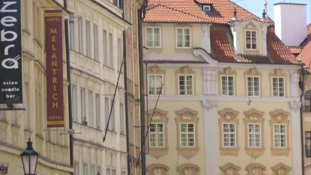 Готель Мелантріх Прага Чехія — стокове відео