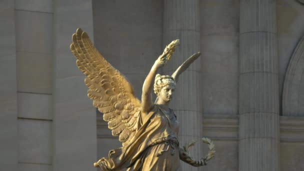 Ангел Женщина Крыльями — стоковое видео