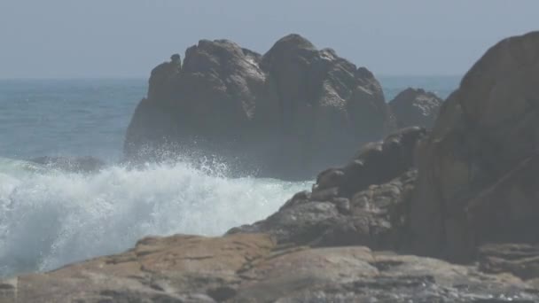 Rocas Océano — Vídeo de stock