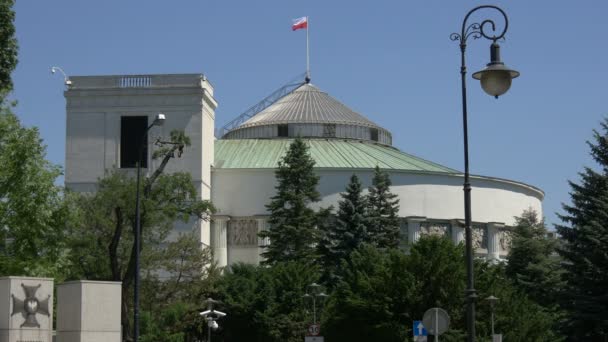 Sejm República Polonia — Vídeo de stock