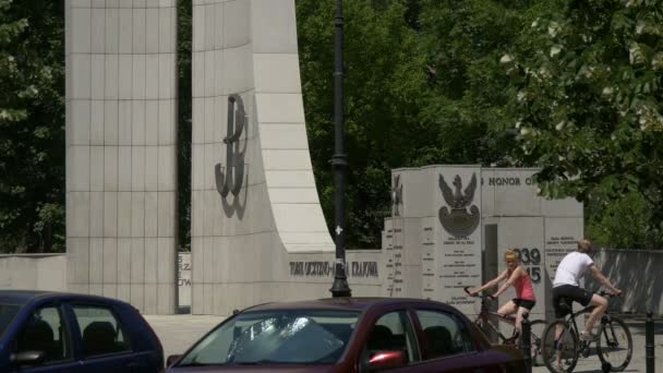 波兰地下国家纪念碑 — 图库视频影像