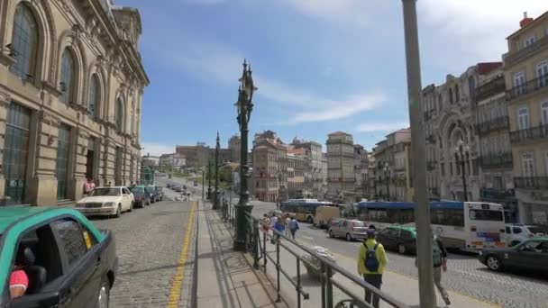 City Life Porto — Stockvideo