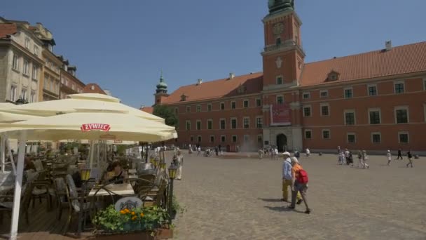 Dolce Vita Italian Restaurant Old Town Warsaw — Stockvideo