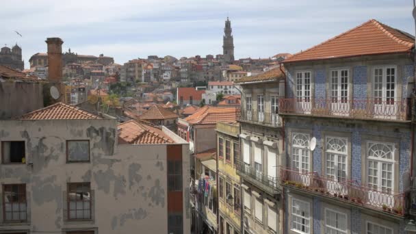 Buildings City Porto — Stock Video