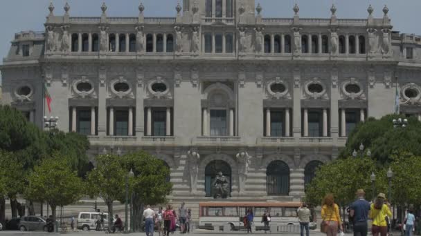 Ayuntamiento Oporto — Vídeo de stock