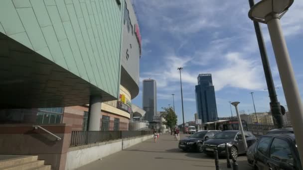 Alley Golden Terraces Mall Warsaw — Wideo stockowe