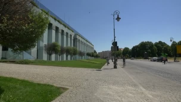 Supreme Court Building Krasiski Square — Stock video