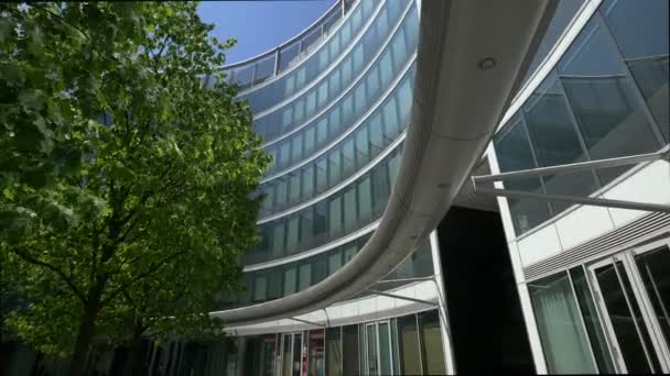 Low Angle Regus Business Center Warsaw — Stock Video