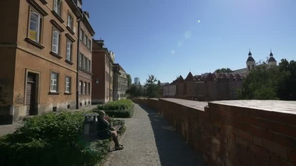 Buildings Jan Zachwatowicz Interwalls Warsaw — Stock Video