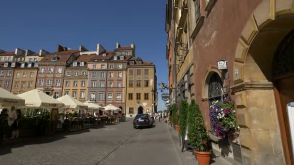 Restaurants Plein Air Place Vieille Ville Varsovie — Video