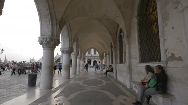 Vista Corredor Palazzo Ducale — Vídeo de Stock