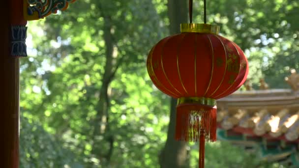 中国赤提灯の眺め — ストック動画