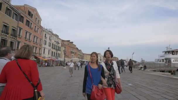 Caminando Por Paseo Marítimo — Vídeos de Stock