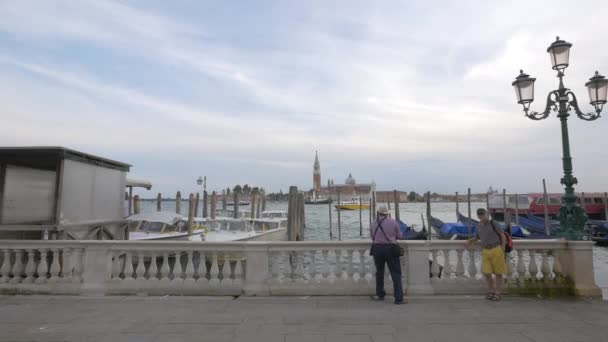 Laguna Vista Desde Paseo Marítimo — Vídeos de Stock