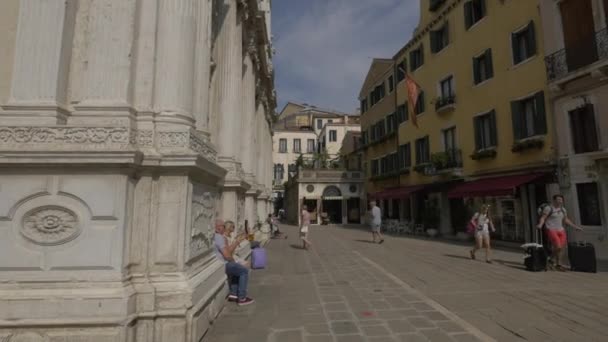 Marcher Près Église Santa Maria Del Giglio — Video