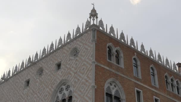 Стены Здания Венецианского Арсенала — стоковое видео