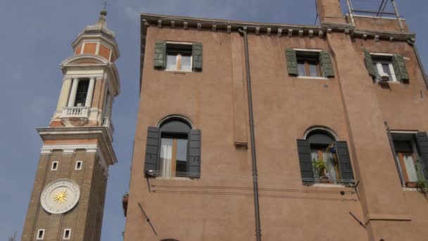 Chiesa Santi Apostoli Torre Edificio — Video Stock