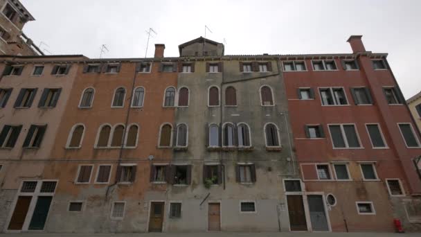 View Old Buildings Venice — Stock Video