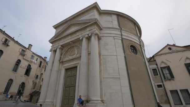 Chiesa Maddalena Benátkách Itálii Evropě — Stock video