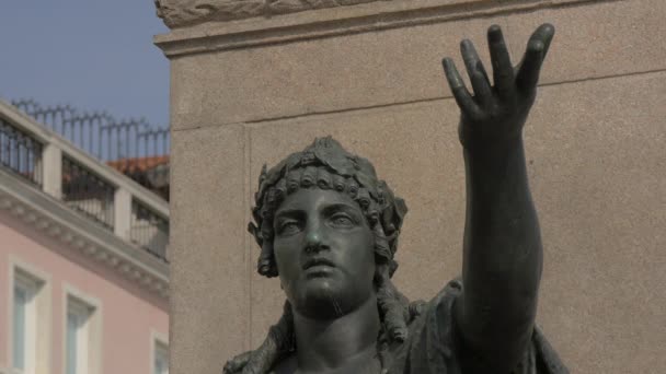 Закрытие Статуи — стоковое видео