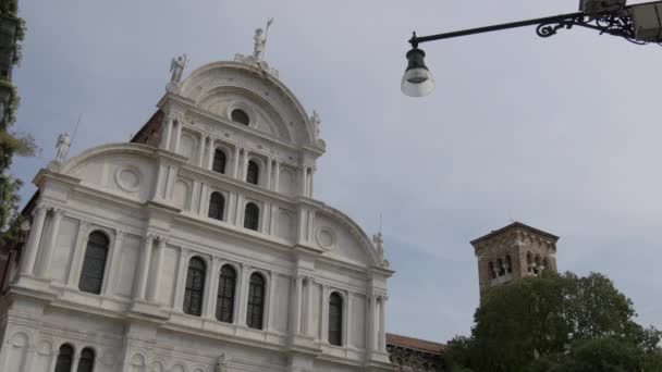 Άποψη Του San Zaccaria Εκκλησία — Αρχείο Βίντεο