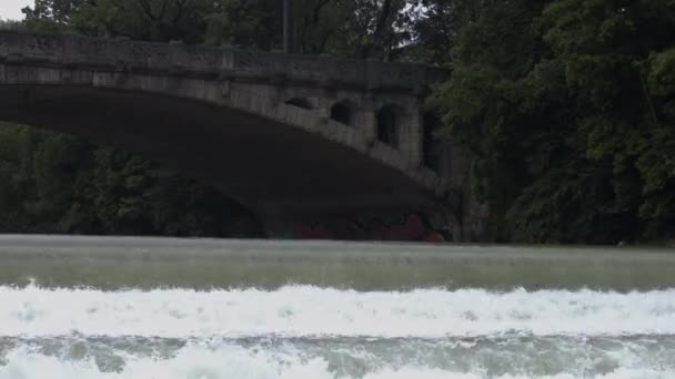 Пан Слева Вид Фемиллианский Мост — стоковое видео