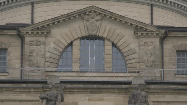 巴伐利亚州总理府的窗户 — 图库视频影像