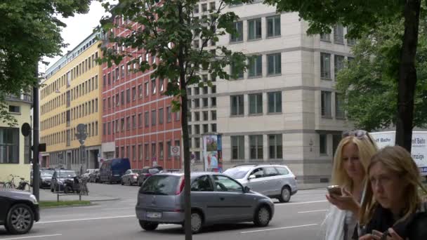 Edifícios Coloridos Bruderstrasse — Vídeo de Stock