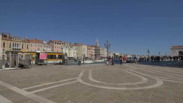 Saudação Fondamenta Veneza — Vídeo de Stock