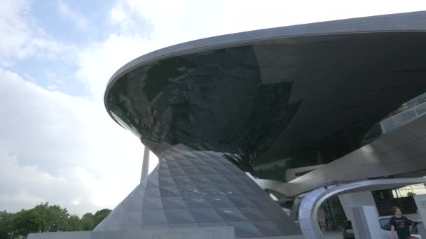 Bmw Welt Olympic Tower — Stock Video