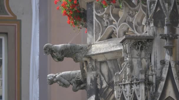 Gargoyles Sur Bâtiment — Video