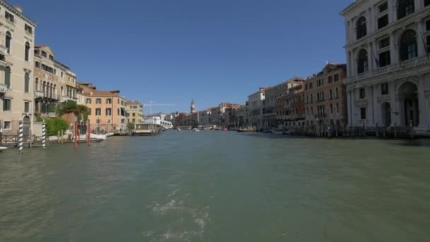 Canal Grande Venedig Venedig Italien Europa — Stockvideo