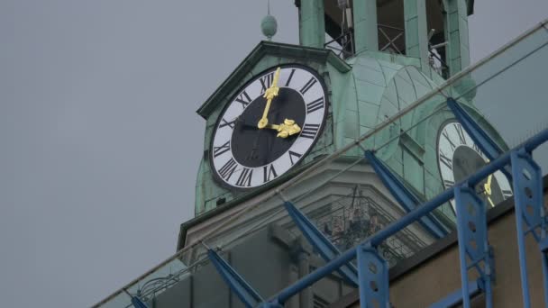 圣彼得教堂钟 — 图库视频影像