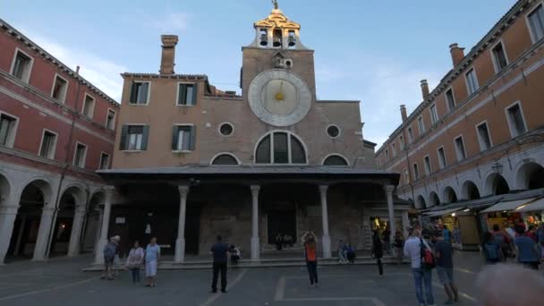 Campo San Giacomo Rialto — Vídeo de Stock