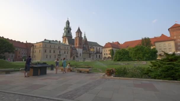 Edificios Dentro Fortaleza Cracovia — Vídeos de Stock