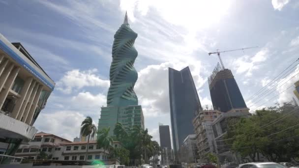 Tower Och Soho Mall Panama City — Stockvideo