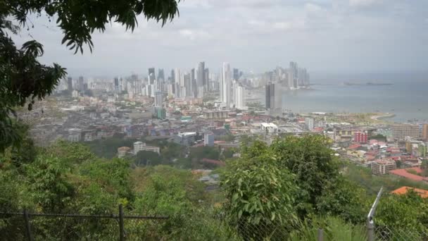 Stadsbilden Panama Dagtid — Stockvideo