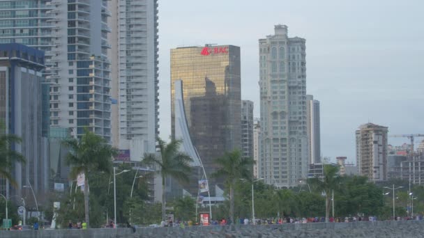 Edificios Torres Ciudad Panamá — Vídeos de Stock