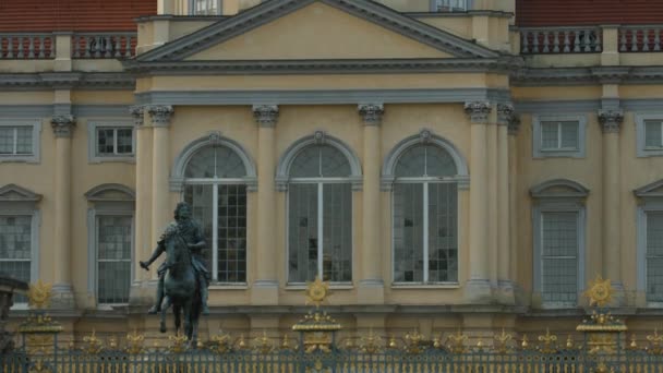 Facade Charlottenburg Palace Berlin — Stock Video