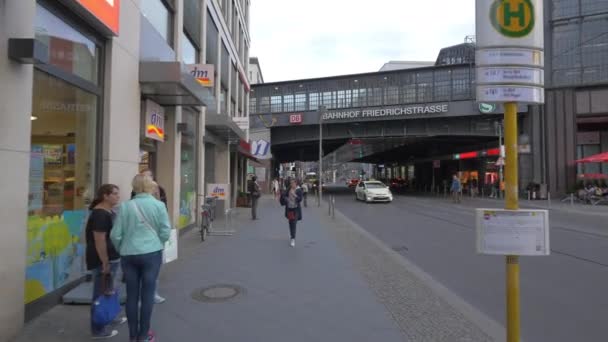 Railway Bridge Street — Stock Video