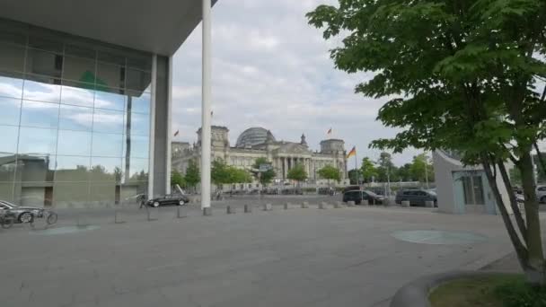 Berlin Deki Reichstag Binası — Stok video