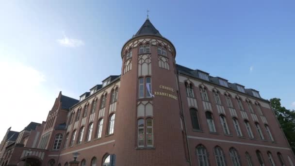 Edificio Charite Krankenhaus Berlín — Vídeos de Stock
