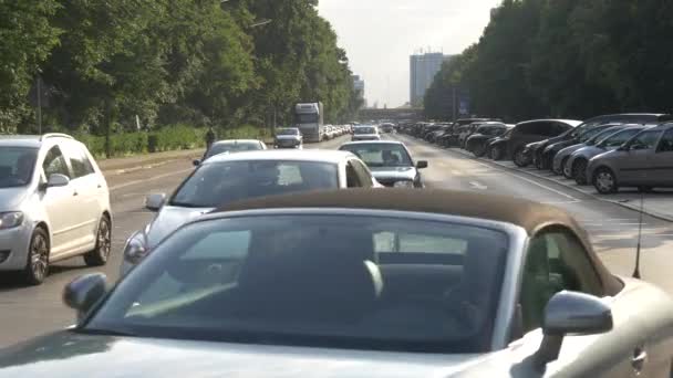 Trafiken Strasse Des Juni Berlin — Stockvideo