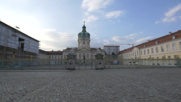 Πύλη Του Παλατιού Charlottenburg Στο Βερολίνο — Αρχείο Βίντεο