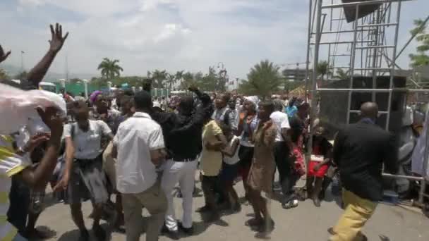 Port Prince Grup Dansı — Stok video