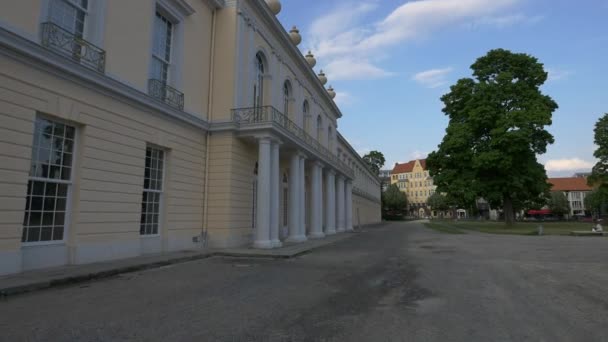 Die Fassade Des Schlosses Charlottenburg Berlin — Stockvideo