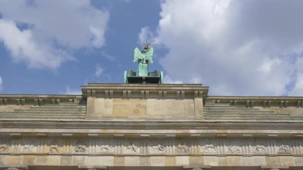 Die Quadriga Des Brandenburger Tors — Stockvideo